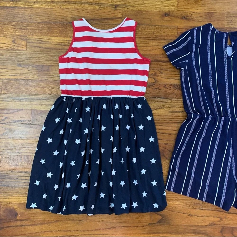 Girls Casual Romper & Dress Bundle
Place Red White & Blue Dress
Blue Romper - Picture 12 of 16